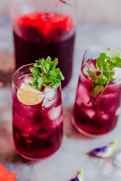 Hibiscus Iced Tea Because Either Way Its Delicious And Really Good For