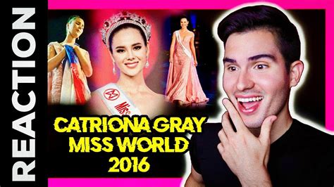 Catriona Gray Reaction Miss World 2016 Full Performance Miss