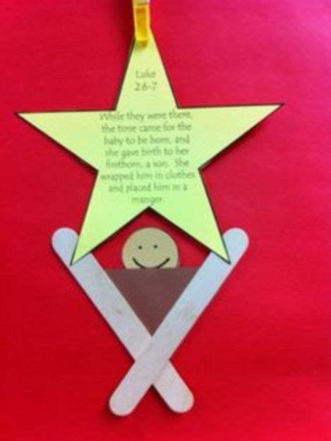 Baby Jesus Sunday School Crafts Preschool Christmas Nativity Crafts