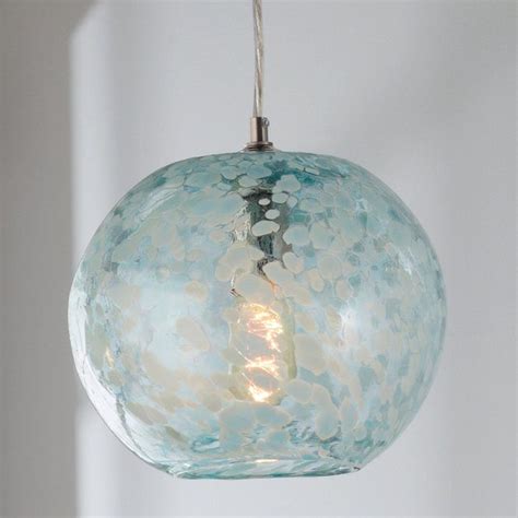 Specked With Color Each Pendant Is Made From Hand Blown Glass And Finished With Chrome Accents