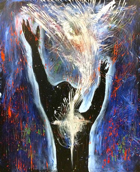 Worship The Holy Spirit Painting By Lance Brown Pixels