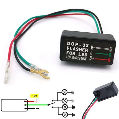 Pin V Electronic Turn Signal LED Flasher Blinker Relay Car