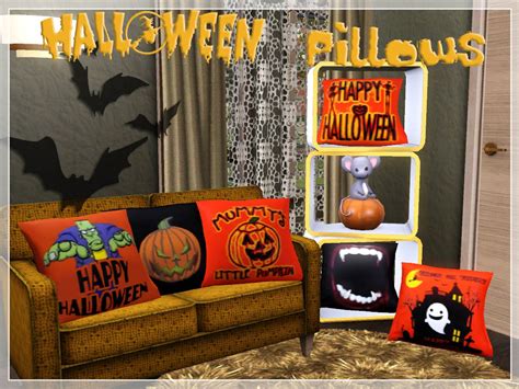 My Sims 3 Blog Halloween Pillows By Anulaa89