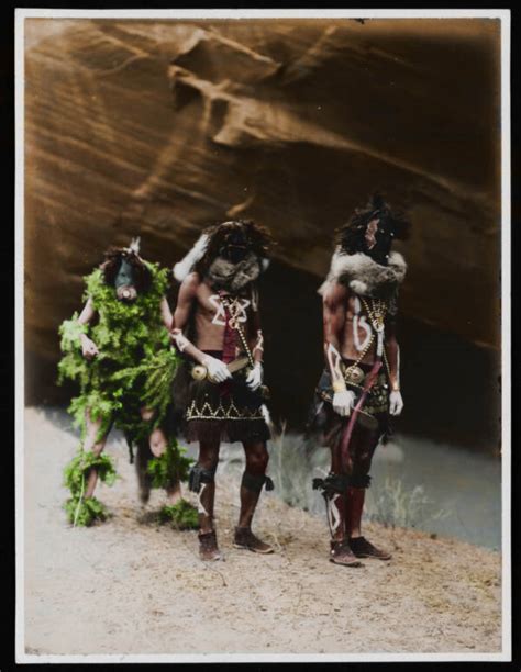 33 Colorized Photos Of Native American Masks From The Early 1900s