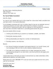 Social media cover letter example social media cover letter. Social Media Cover Letter Sample