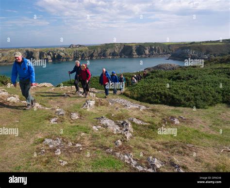 Group Walkers Walking Iconic Path Hi Res Stock Photography And Images