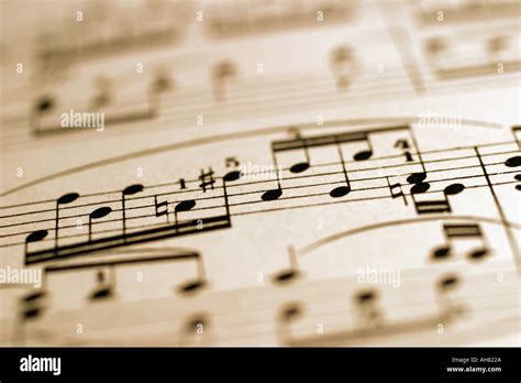 Sheet Music Stock Photo Alamy