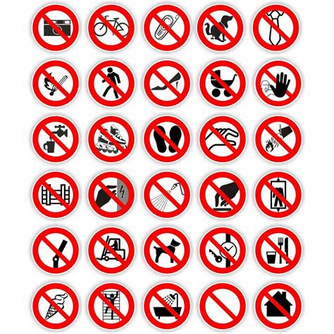 Drucke diese verbotsschilder ausmalbilder kostenlos aus. Verbot Aufkleber Verbotszeichen Verbot Schild Sticker ...