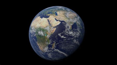 Earth From Space 3d Model Cgtrader