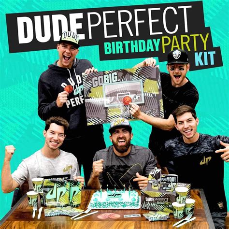 Dude Perfect Birthday Kit | Dude Perfect Official | Dude perfect birthday, Dude perfect 