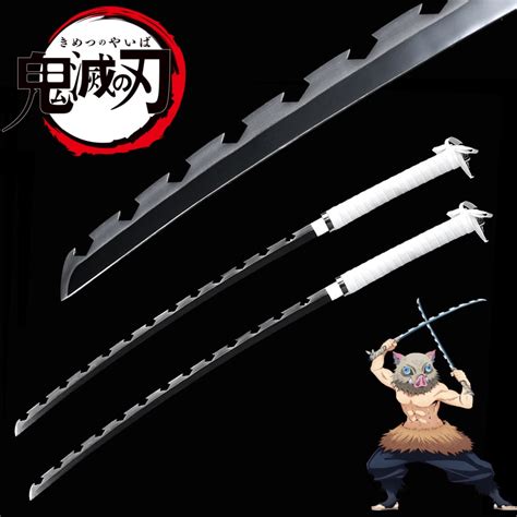 Buy Inosuke Hashibira Demon Slayer Replica Katana Sword Online