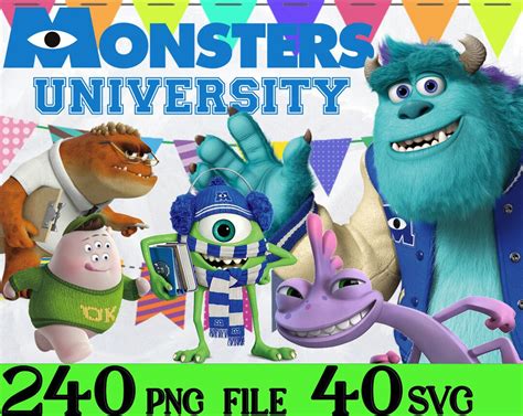 Monsters University Svg Monsters University Clipart Monsters University