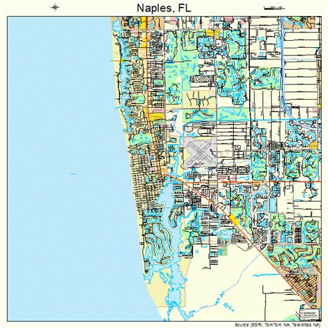 Naples Florida Street Map 1247625