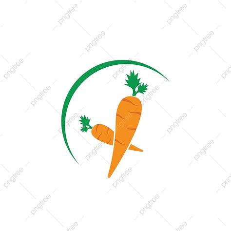Carrot Illustration Vector Design Images Carrot Logo Icon Vector