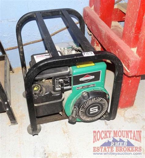 Coleman Powermate Generator W Bands 5 Hp Engine Auctioneers Who Know