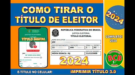 Como Tirar O T Tulo De Eleitor Pela Internete R Pido E F Cil