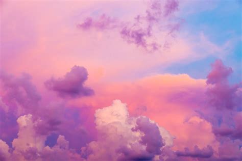 Pink And Purple Clouds Art Print By Newburyboutique X Small Purple