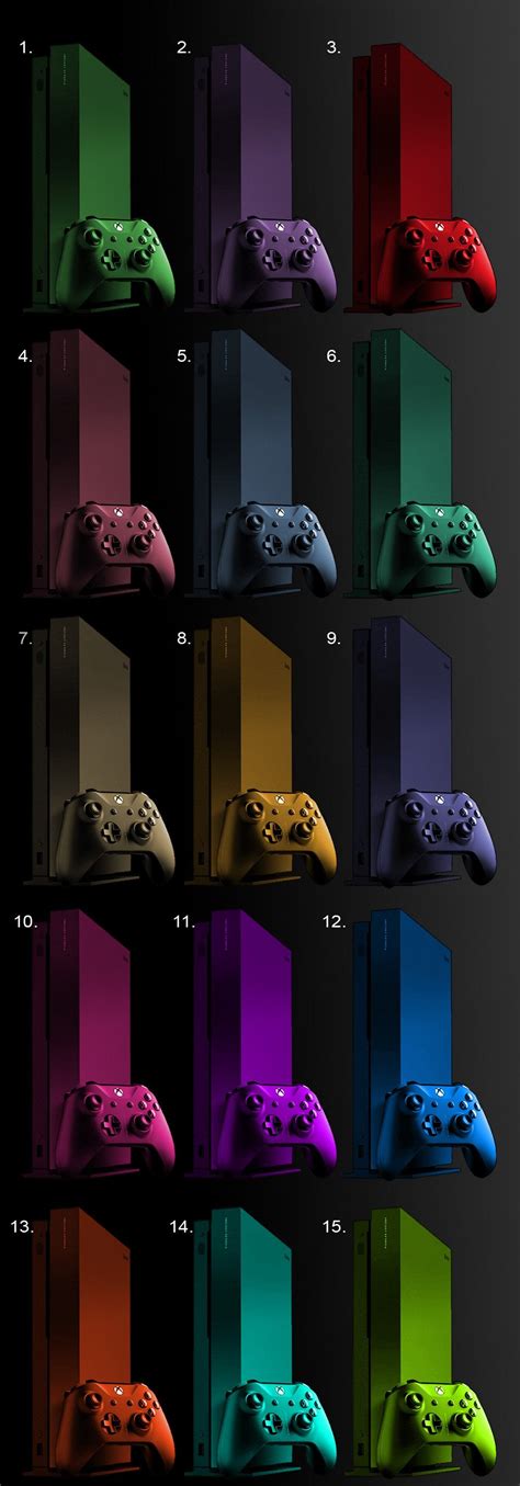 I Experimented With Changing The Xbox One X To Different Colors Whats Your Favorite Xboxone