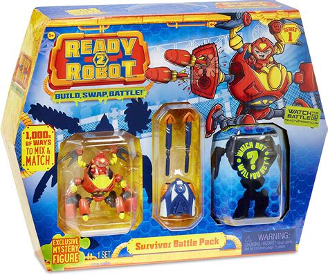 Ready 2 Robot Survivor Battle Pack Series 1 W Mystery Figure