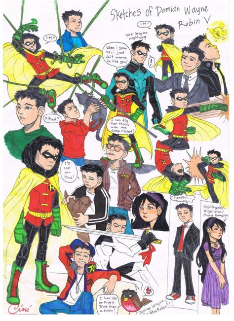 Damian Wayne Robin The Fifth Color Version By