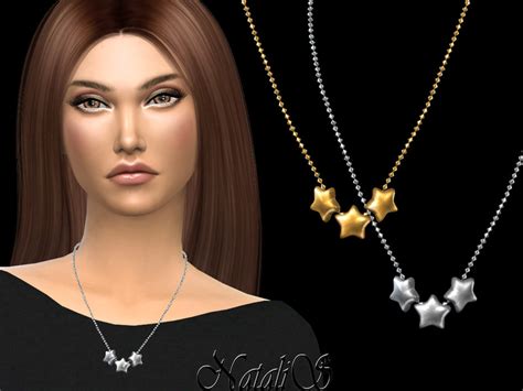 The Sims Resource Natalis Flat Star Necklace