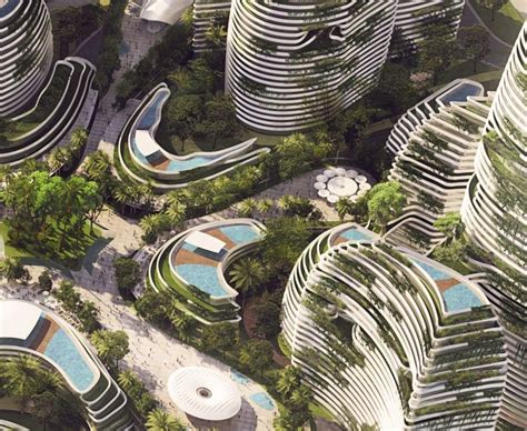 Futuristic Green City Design Runs Like A Real Rainforest