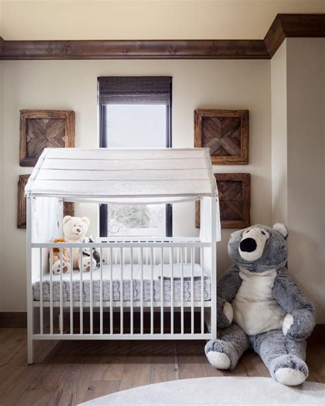 Nursery With Crib And Bear Hgtv