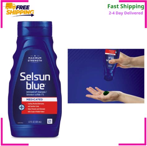 Buy Selsun Blue Medicated Anti Dandruff Shampoo With Menthol 11 Fl Oz