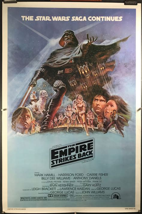 Empire Strikes Back Original Studio Release Rolled Movie Poster
