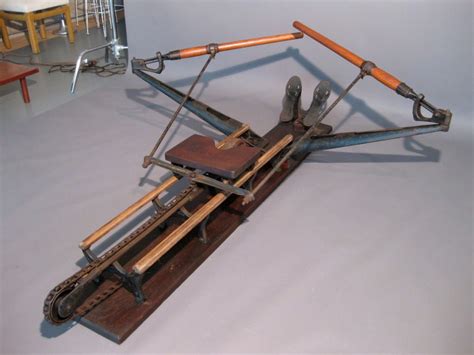 19th C Cast Iron Rowing Machine By Spalding At 1stdibs Antique