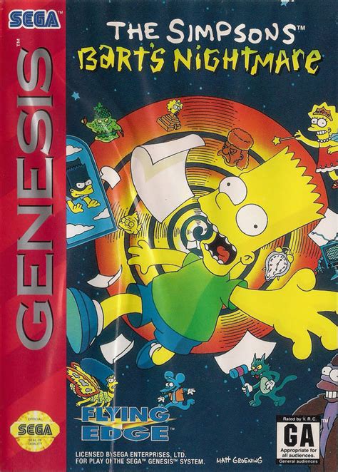 The Simpsons Barts Nightmare Box Shot For Super Nintendo Gamefaqs