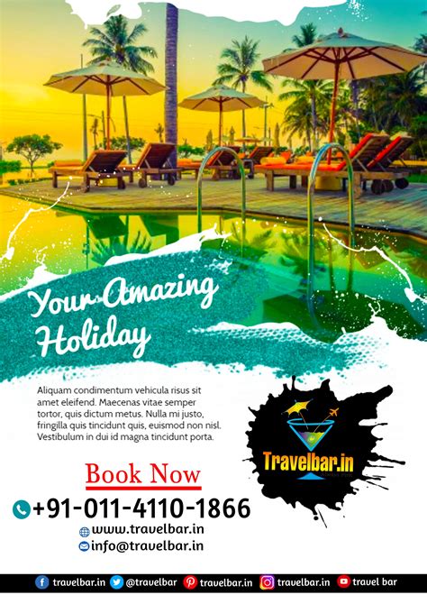 Best Packages Holiday Travel Poster Design Travel Advertising Design