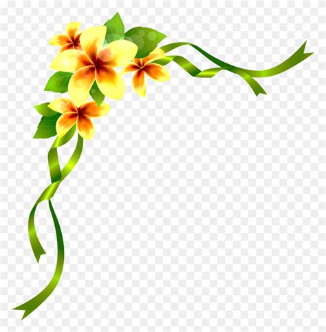 Flower Clipart Flower Floral Design Ornament Flowers Corner Png