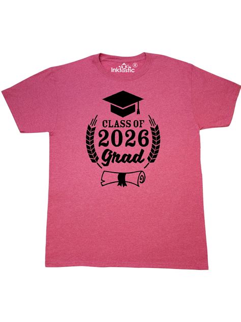 Inktastic Class Of 2026 Grad With Diploma And Graduation Cap T Shirt