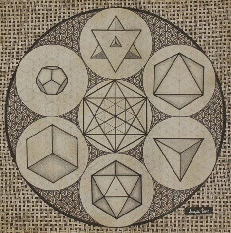 Geometría Sagrada Ii 5 Sólidos Platónicos Ocultismo ® Amino