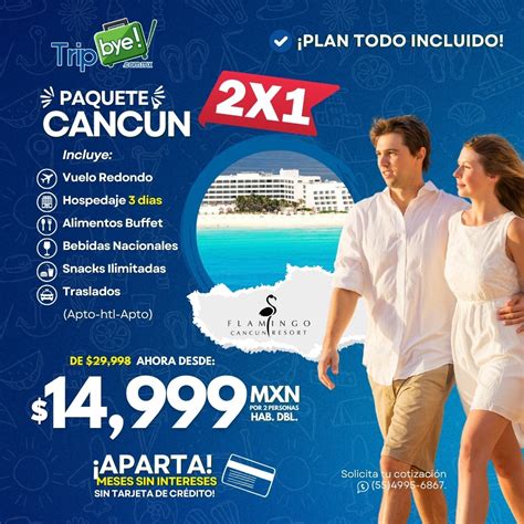 Paqueteflamingo Cancún 2x1 Tripbye Mexico