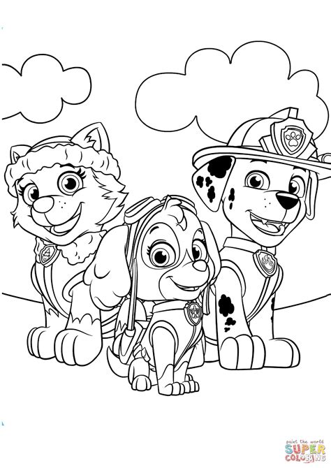 More images for full size paw patrol printable coloring pages » Paw Patrol Zuma Coloring Pages at GetColorings.com | Free ...
