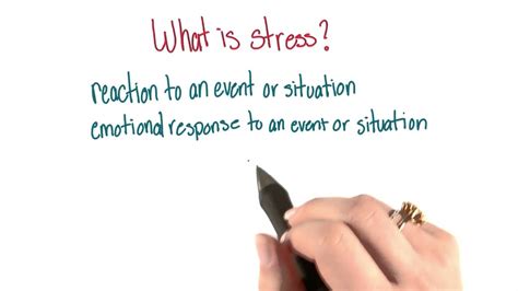 What Is Stress Intro To Psychology Youtube