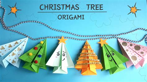 Easy Origami Christmas Tree 🎄 Diy Christmas Youtube