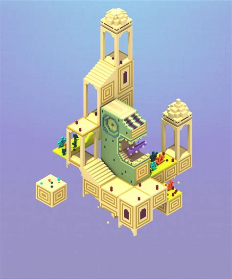 Artstation Monument Valley Fanart Quyền Anh Monument