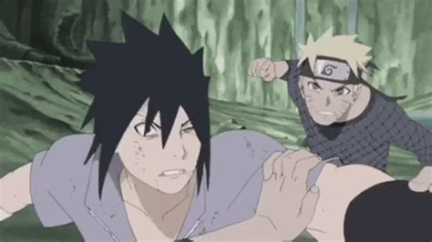 Naruto And Sasuke Chase 