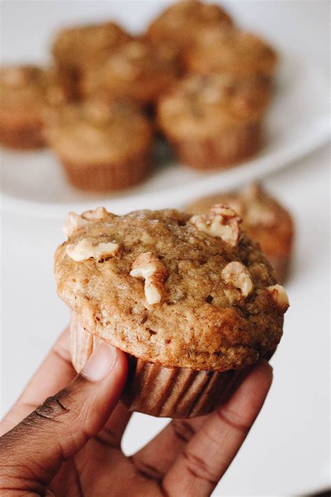 Vegan Banana Nut Muffins