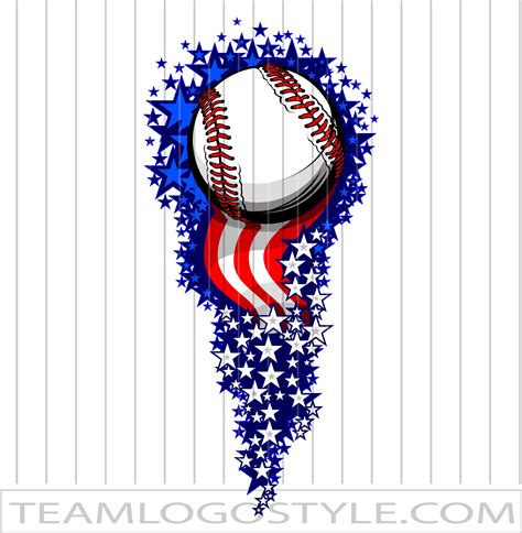 Fireworks Baseball Art Vector Format Ai  Eps Png