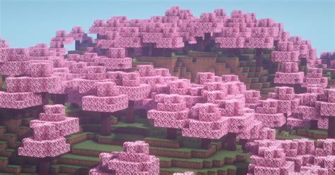 Wistfuls Sakura Trees Minecraft Texture Pack