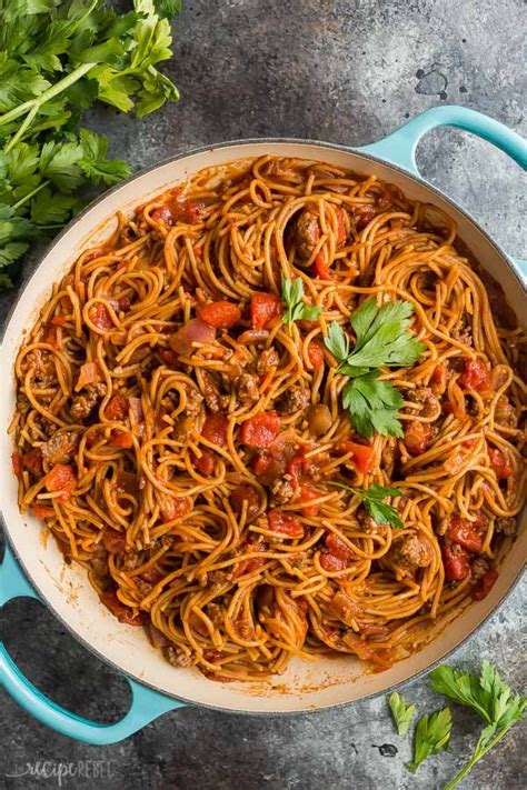 Fry a few pine nuts and serve them with the grilled meat and the kiwi sauce. This One Pot Spaghetti and Meat Sauce is a healthy, easy ...