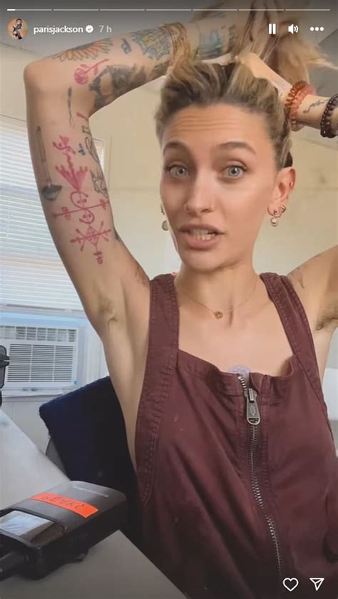 Paris Jackson Shares She Has Not Shaved Her Armpit Hair For Years And