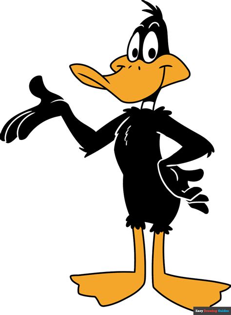 How To Draw Daffy Duck Really Easy Drawing Tutorial