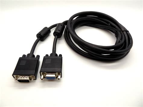 2m Vgasvga Extension Cable 15 Pin Male To Female Lcd Computer Monitor