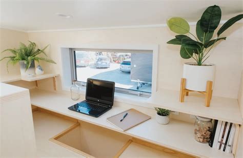 This Luxury Tiny Home Comes With A Small Home Office