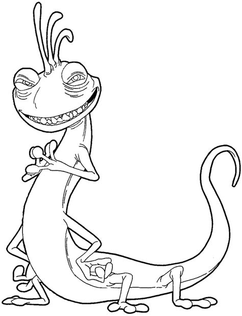 How To Draw Randall Boggs From Monsters Inc With Easy Step By Step